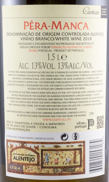 2018 Pêra-Manca white 1.5L