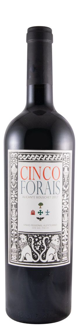 2017 Cinco Forais Alicante Bouschet Reserva tinto
