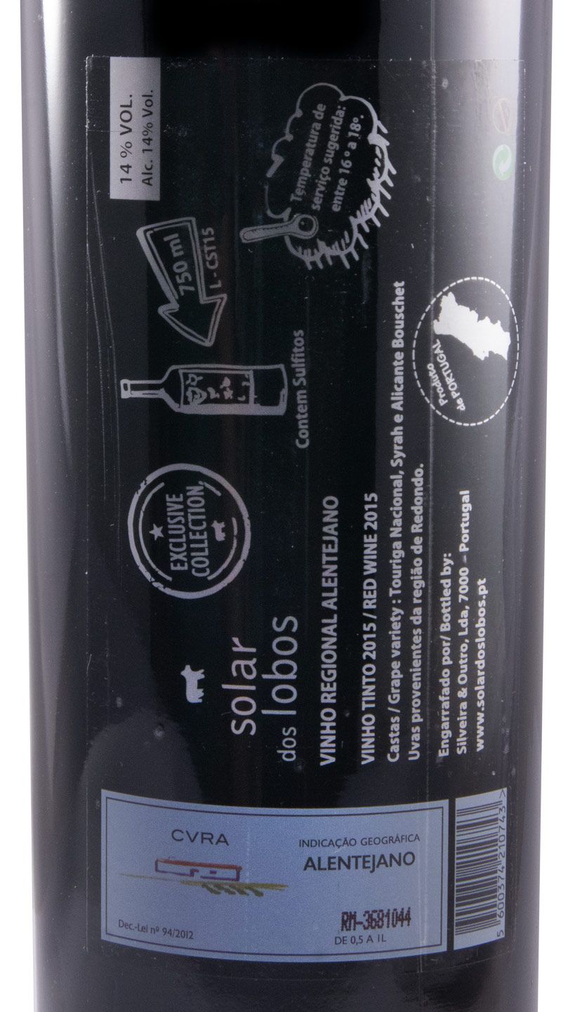 2015 Solar dos Lobos Exclusive Collection tinto