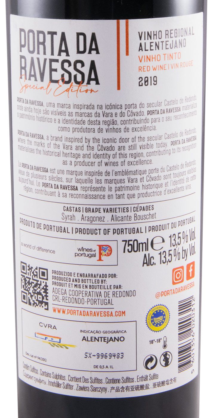 2019 Porta da Ravessa Special Edition tinto