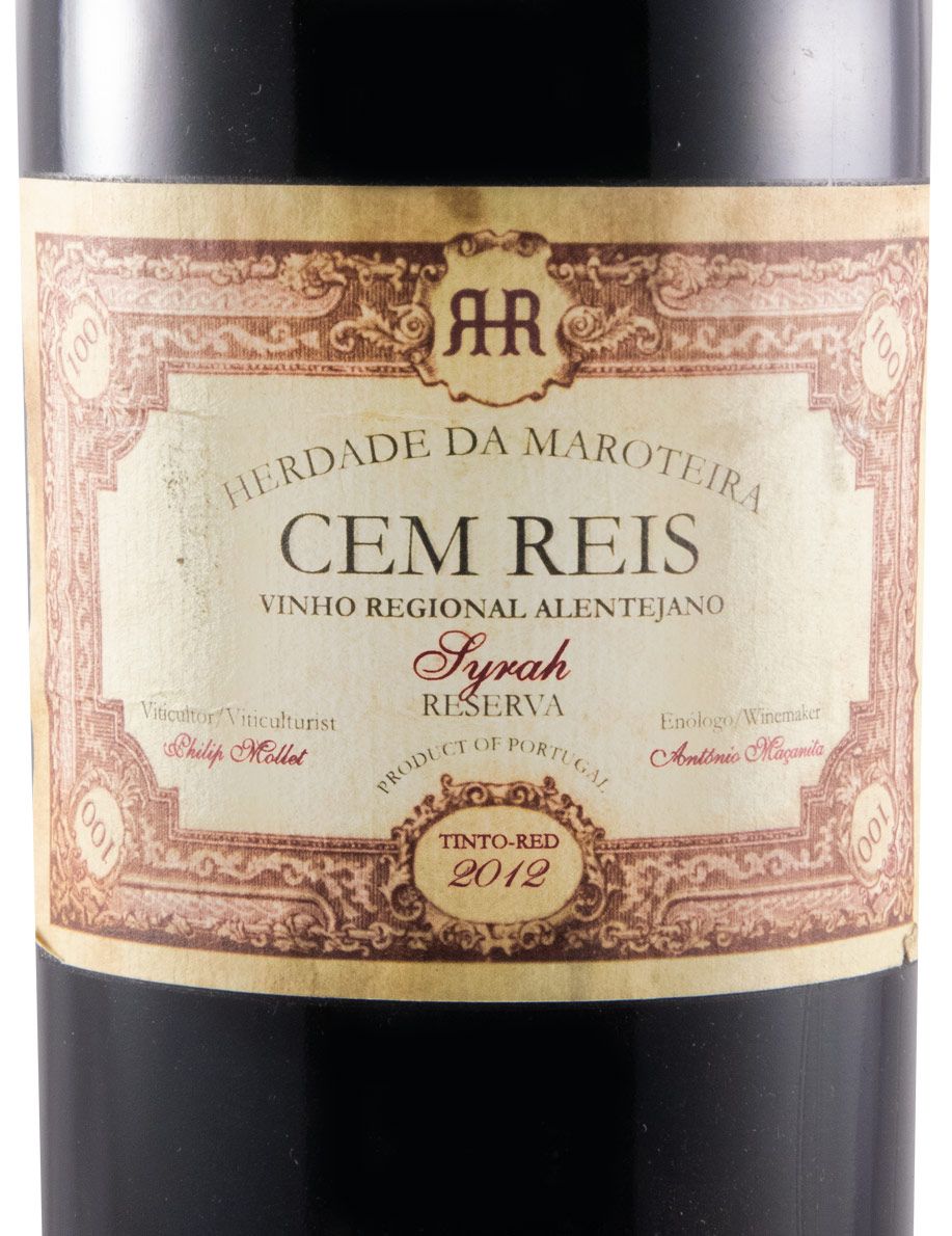 2012 Herdade da Maroteira Cem Reis Syrah Reserva red