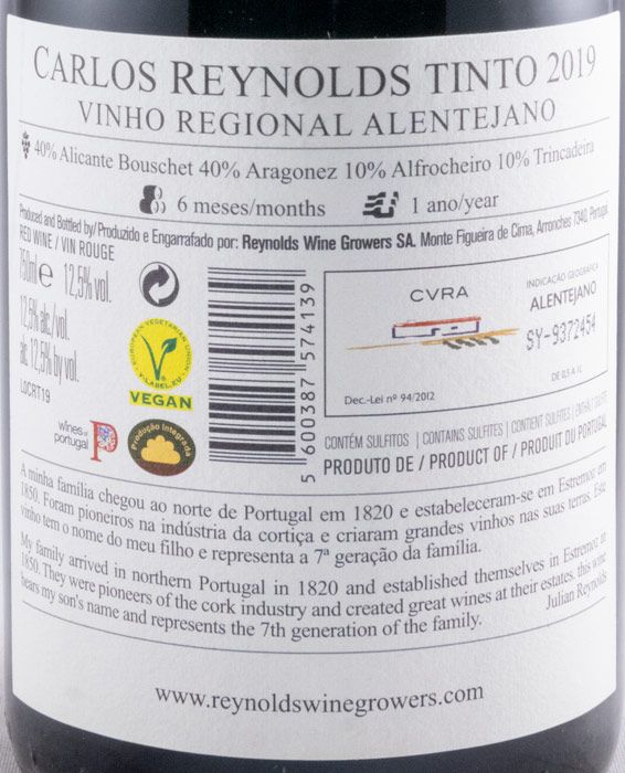 2019 Carlos Reynolds red