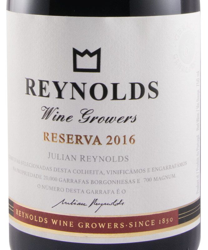 2016 Julian Reynolds Reserva red