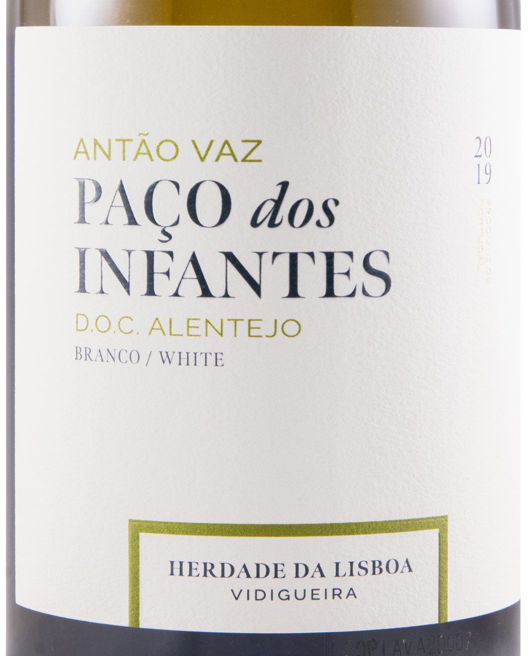 2019 Herdade da Lisboa Paço dos Infantes Antão Vaz branco
