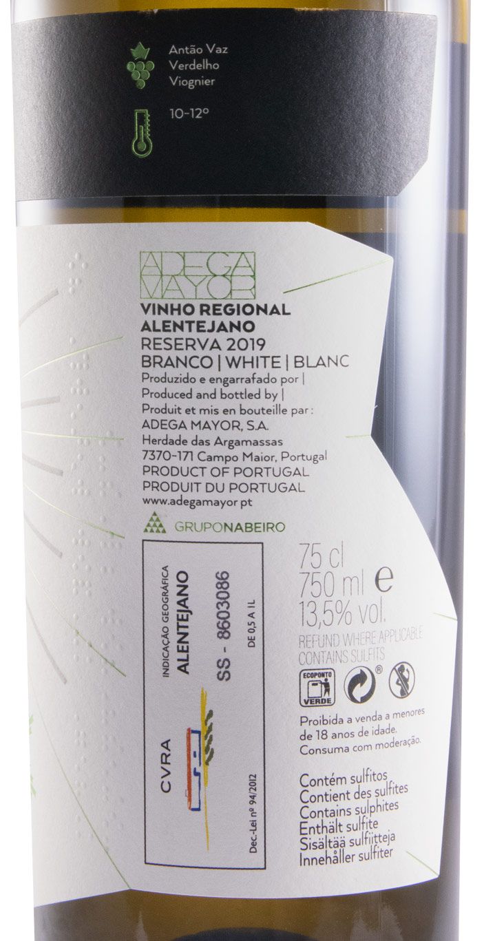 2019 Adega Mayor Reserva do Comendador branco