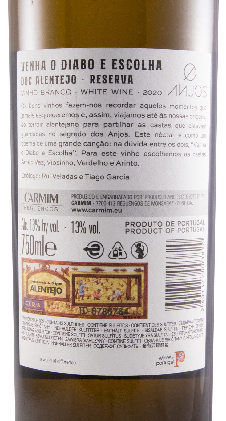 2020 Venha o Diabo e Escolha Reserva white