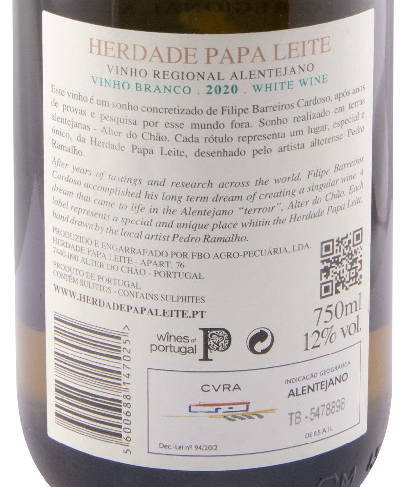 2020 Herdade Papa Leite C50 white