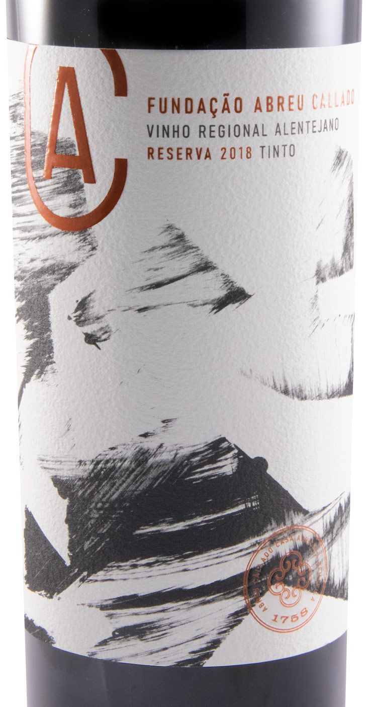 2018 Fundação Abreu Callado Reserva red