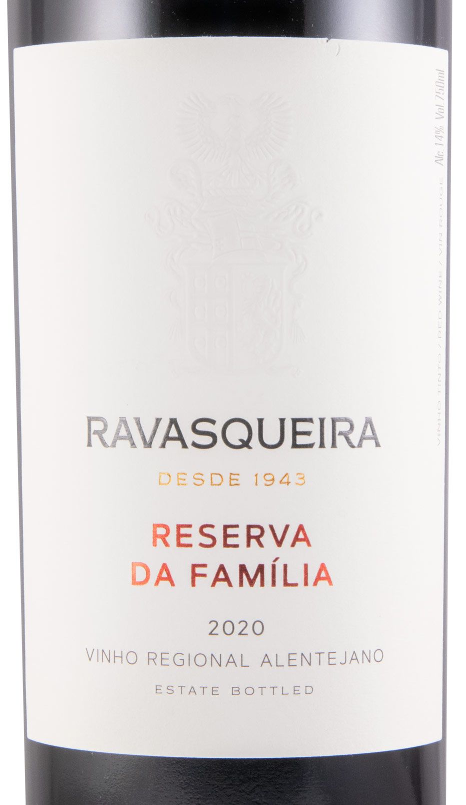 2020 Monte da Ravasqueira Reserva da Família red