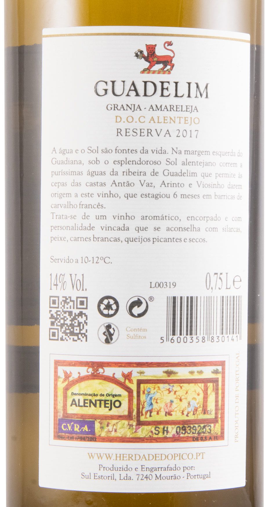 2017 Guadelim Reserva white