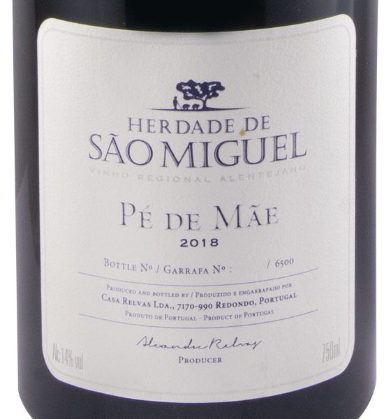 2018 Herdade de São Miguel Pé de Mãe tinto