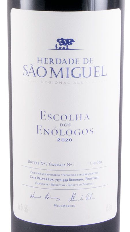 2020 Herdade de São Miguel Escolha dos Enólogos red