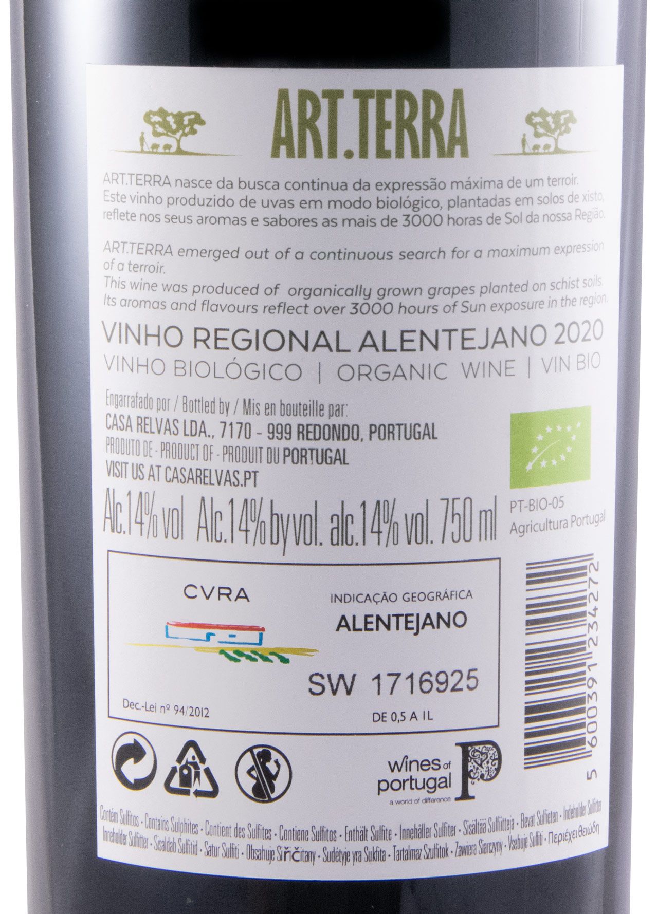 2020 Art.Terra organic red