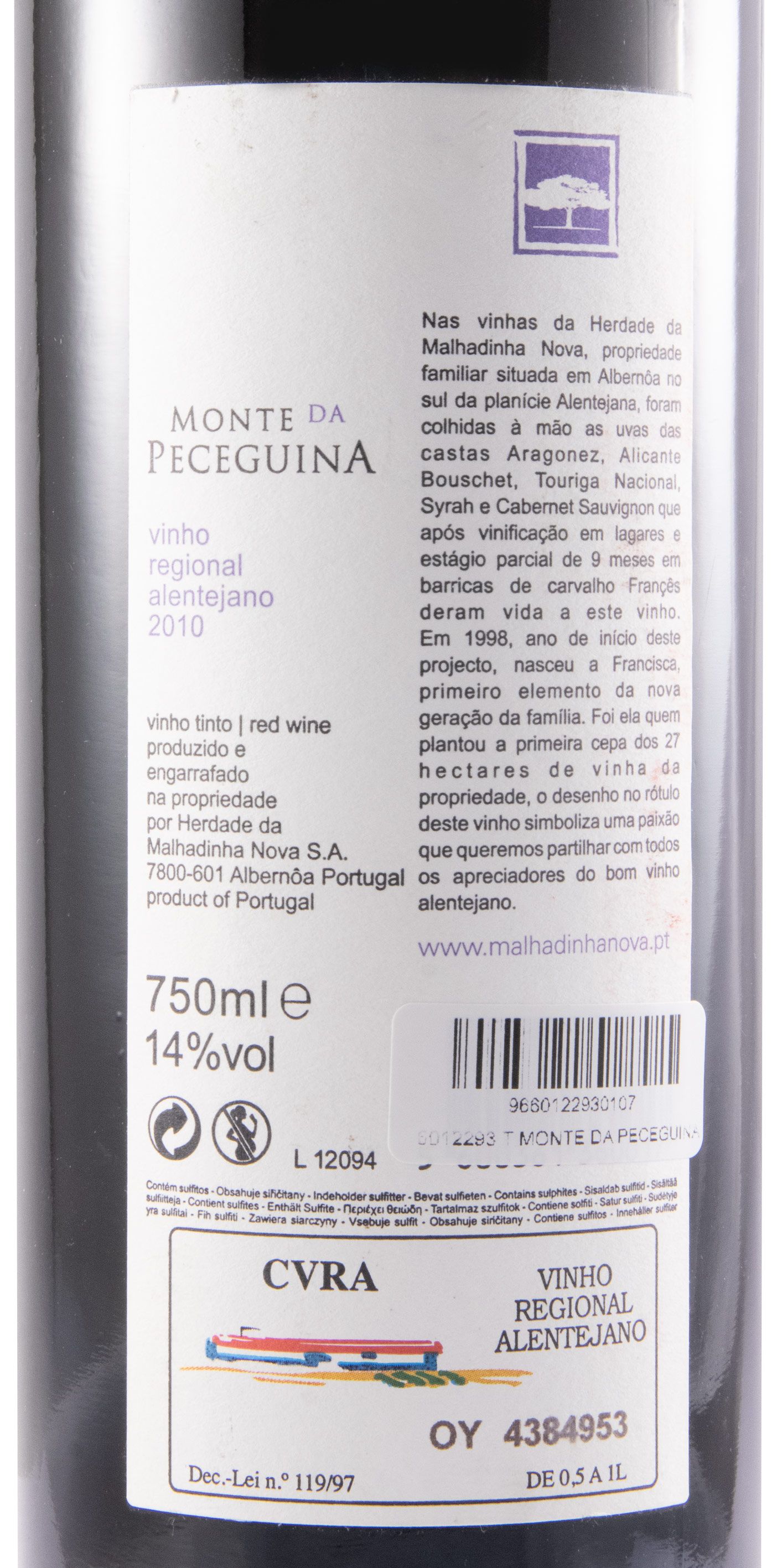 2010 Monte da Peceguina red