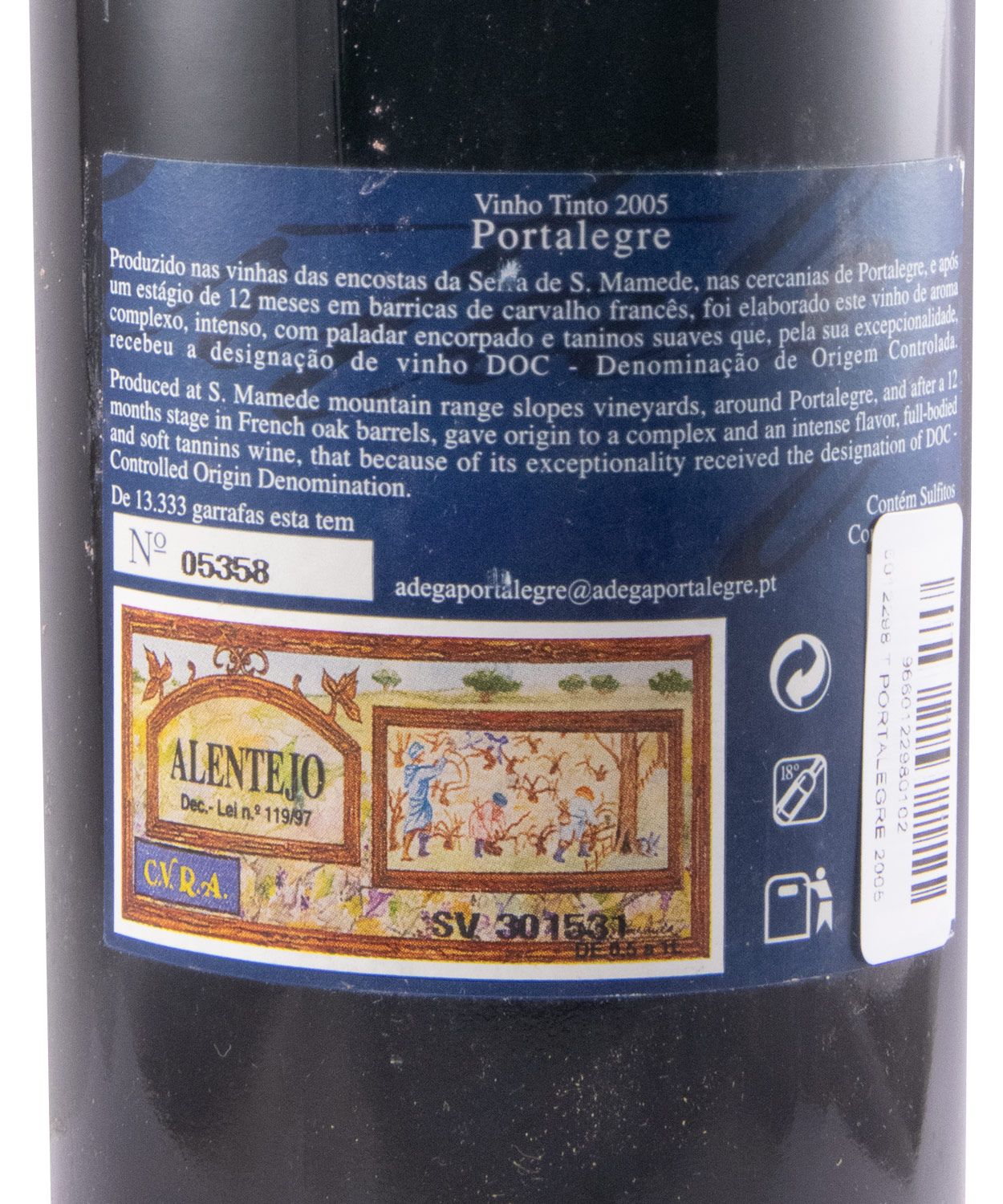 2005 Portalegre tinto