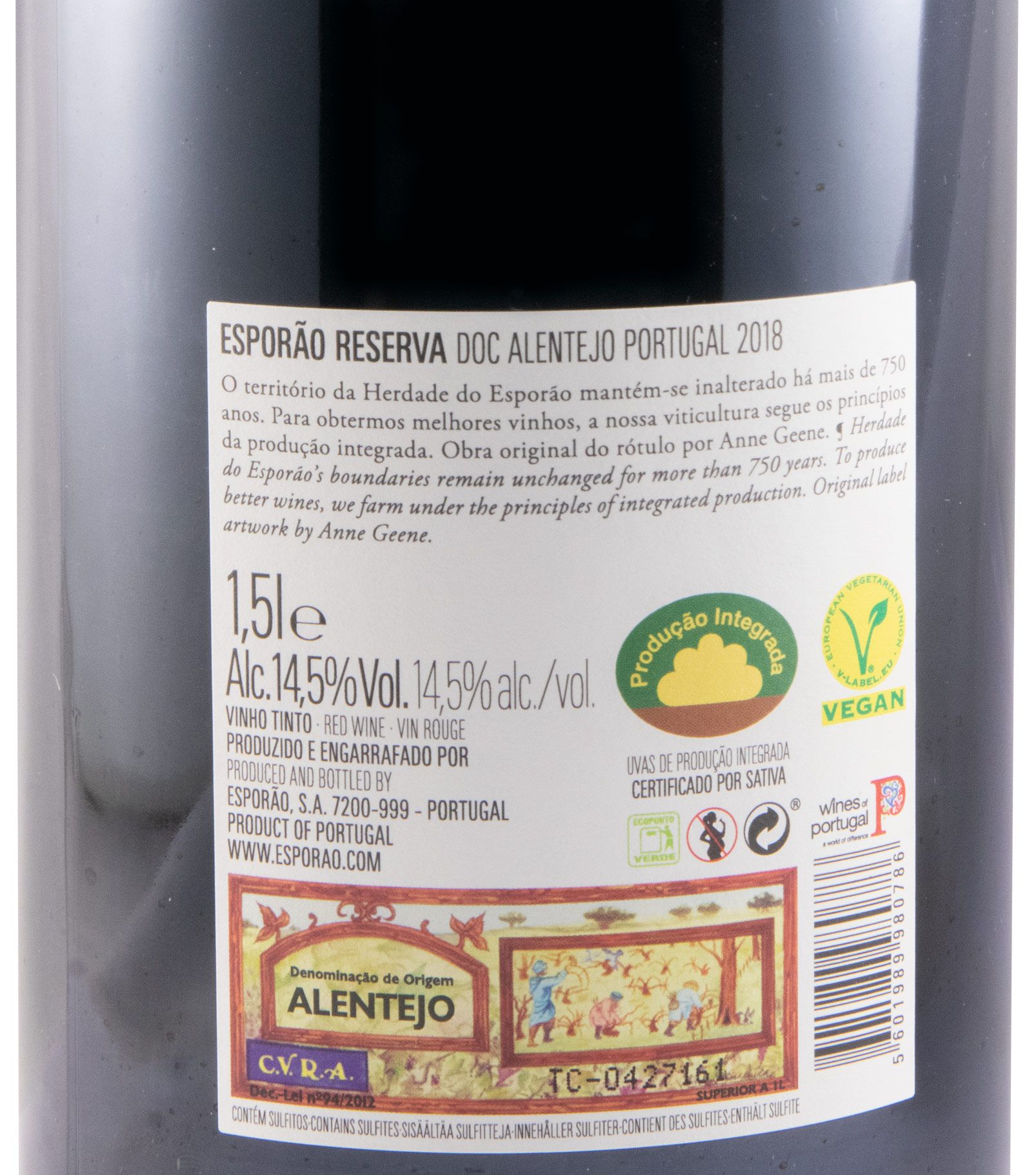 2018 Esporão Reserva tinto 1,5L