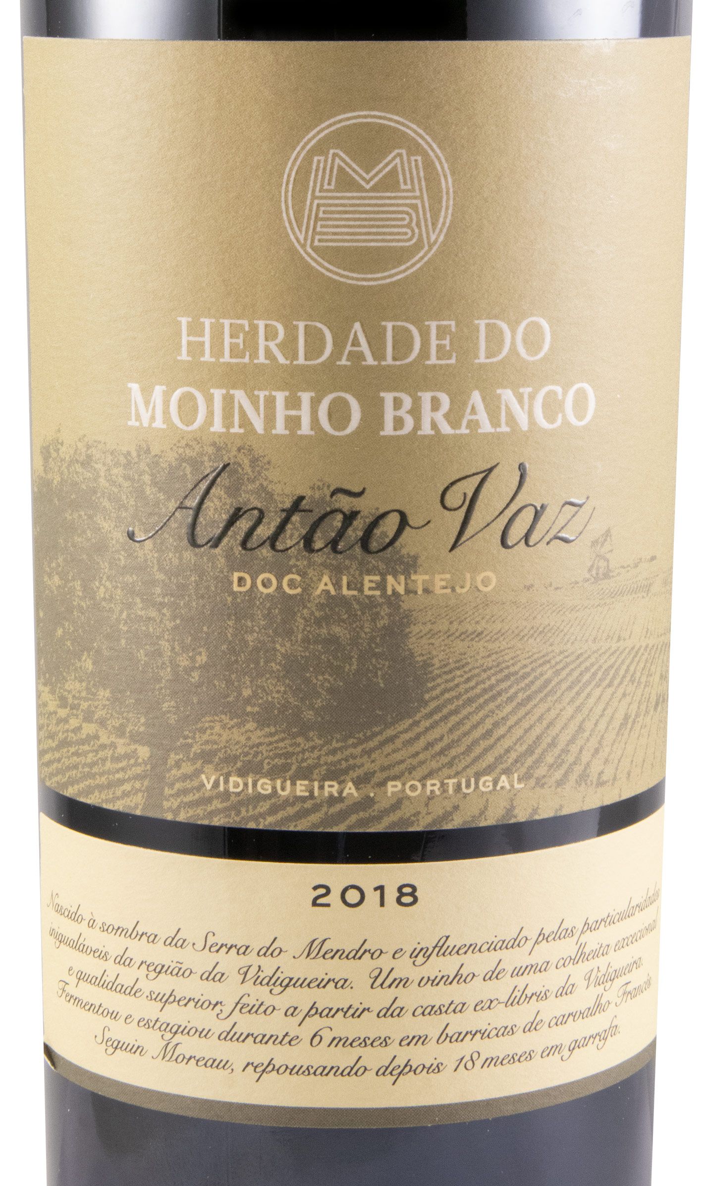 2018 Herdade do Moinho Branco Antão Vaz branco