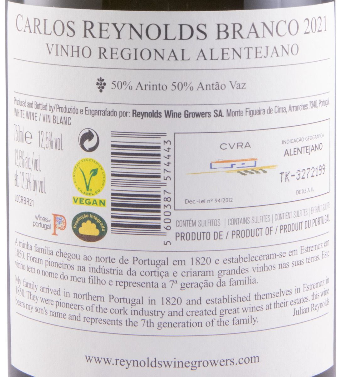 2021 Carlos Reynolds branco