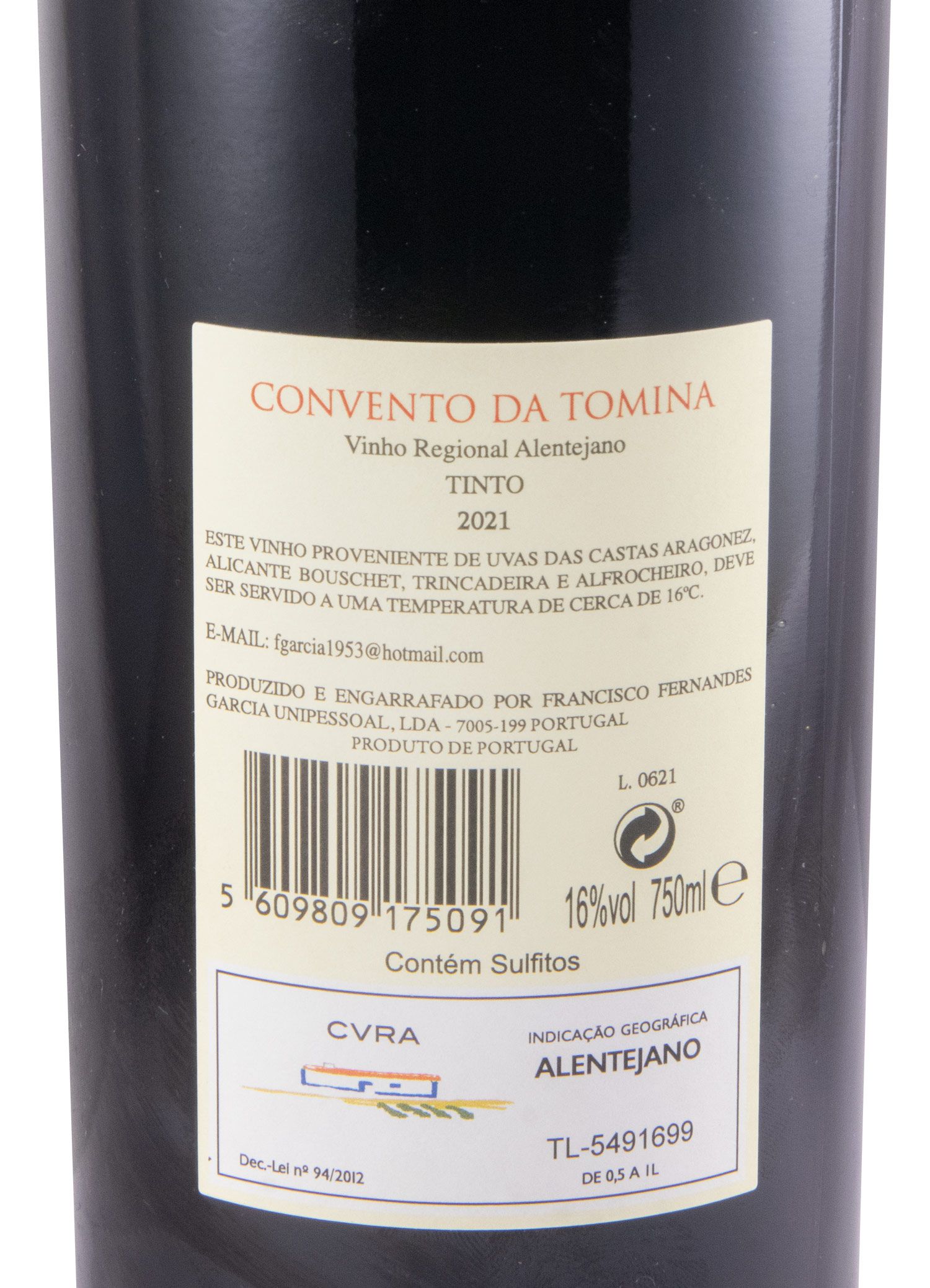 2021 Convento da Tomina red