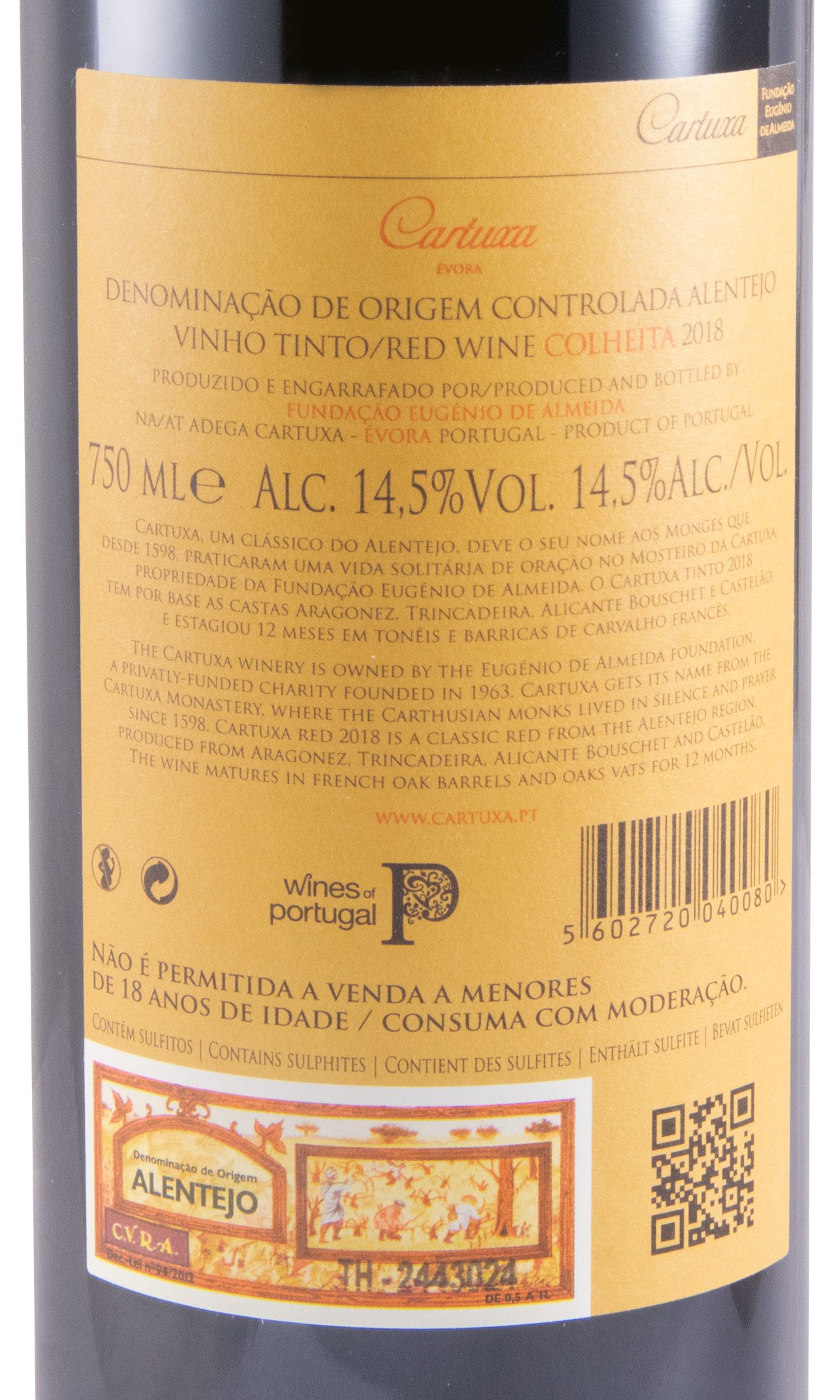 2018 Cartuxa red