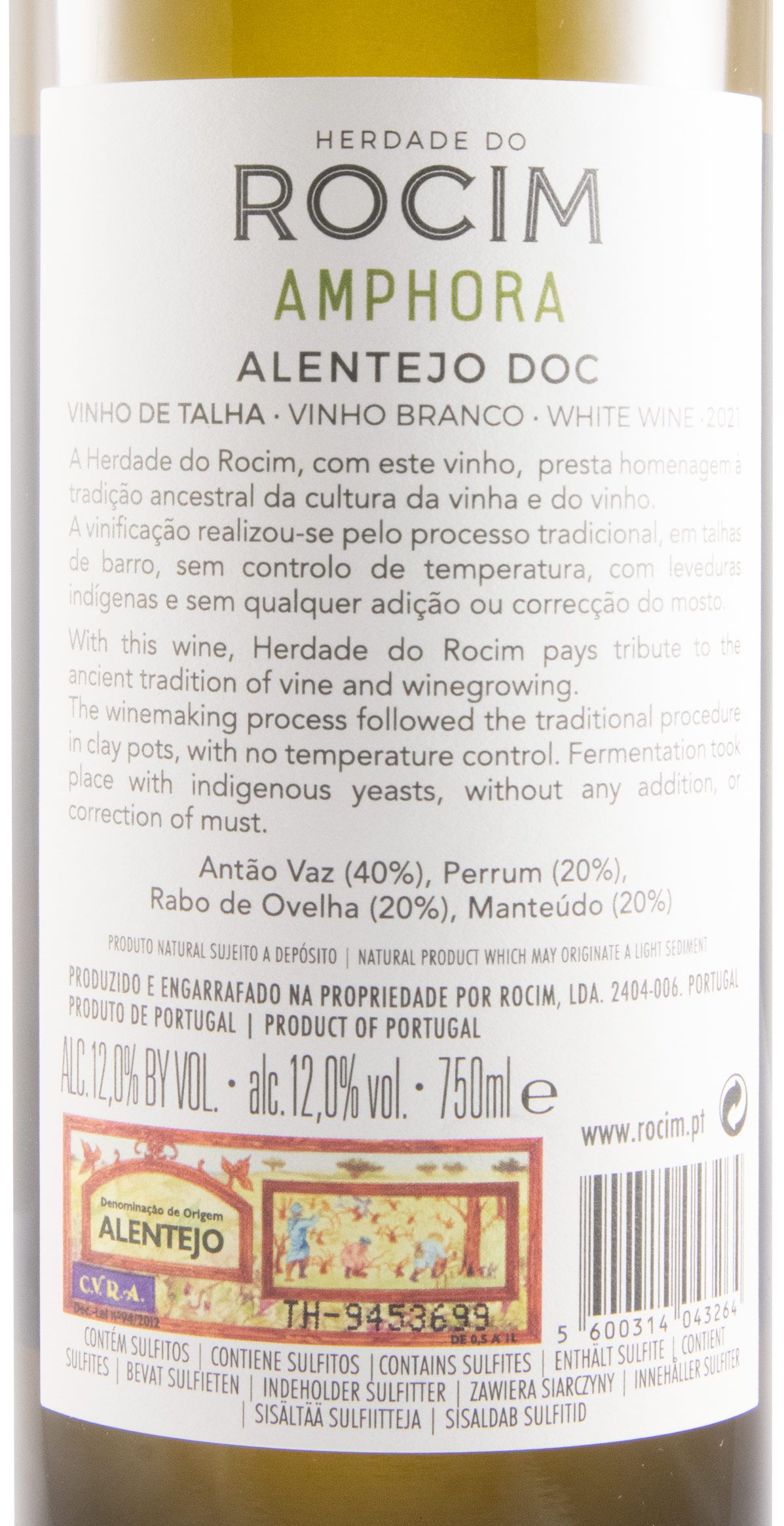 2021 Herdade do Rocim Amphora white