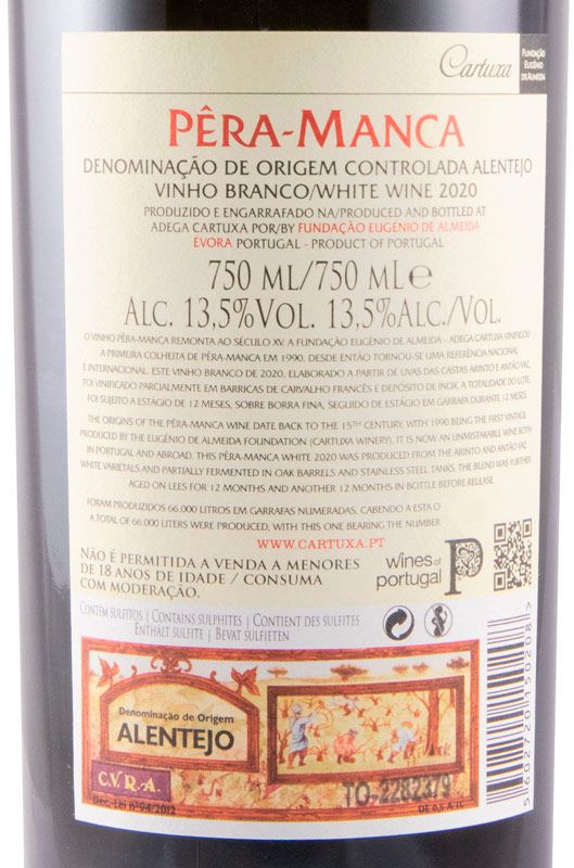 2020 Pêra-Manca branco