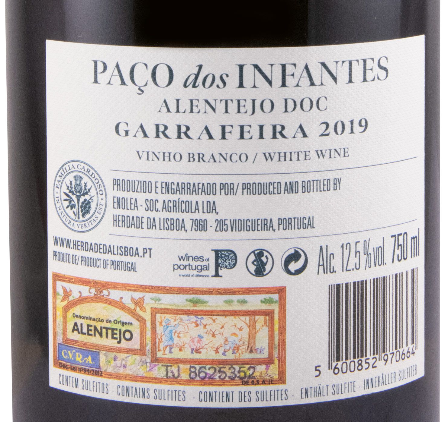 2019 Herdade da Lisboa Paço dos Infantes Garrafeira white