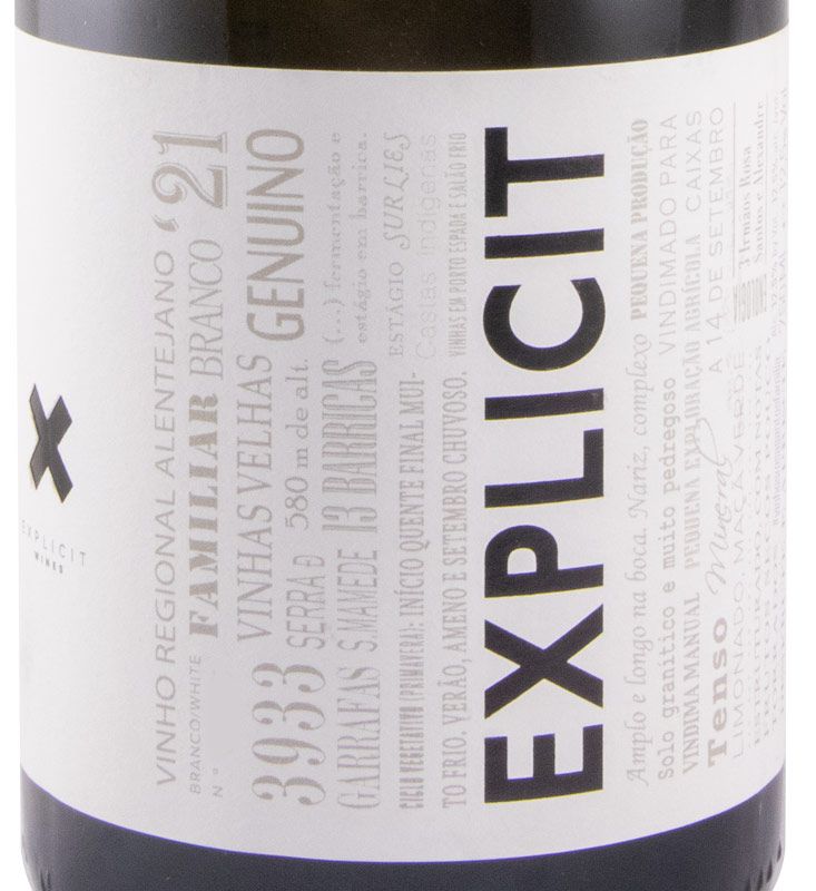 2021 Explicit Vinhas Velhas white