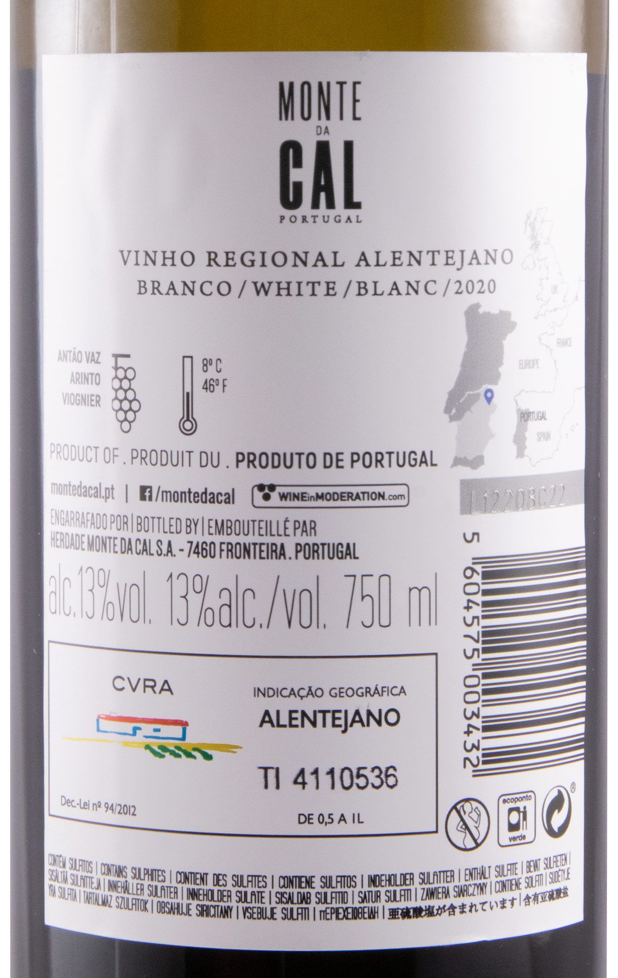 2020 Monte da Cal white