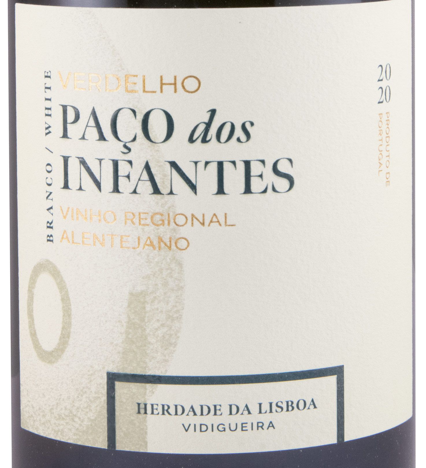 2020 Herdade da Lisboa Paço dos Infantes Verdelho white (damaged label)