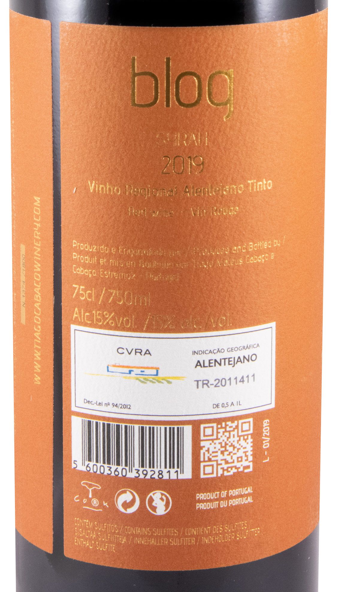 Conjunto Blog Special Edition Syrah & Arinto 3x75cl