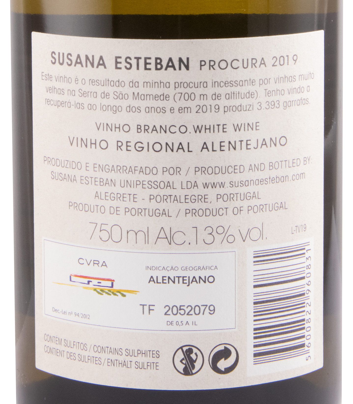 2019 Susana Esteban Procura Vinhas Velhas white
