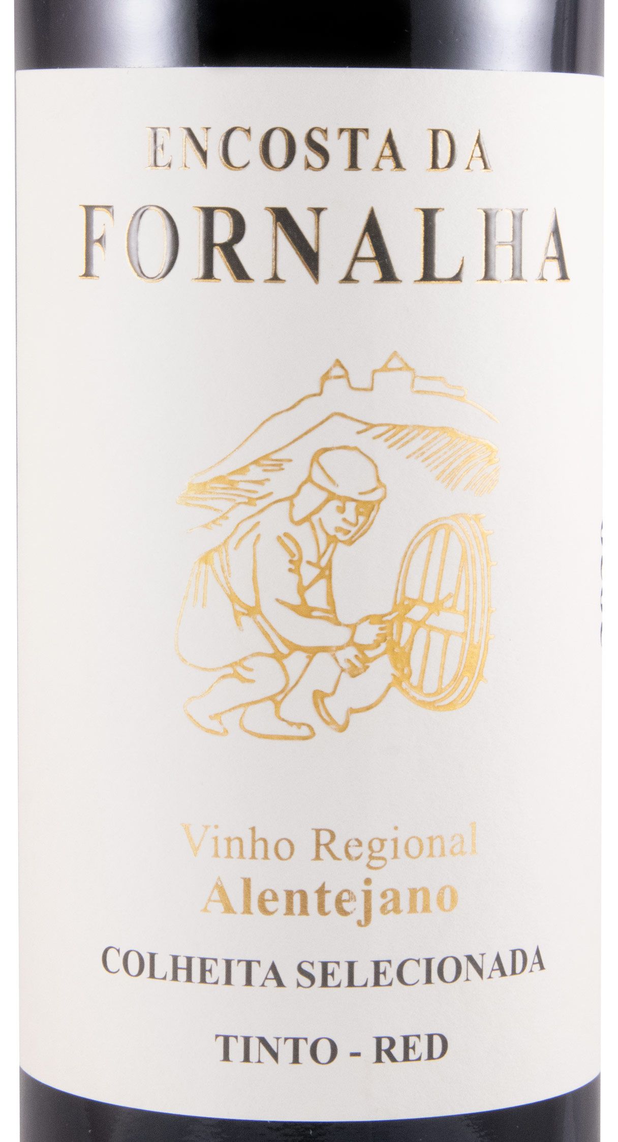 2020 Encosta da Fornalha Colheita Selecionada tinto (rótulo danificado)