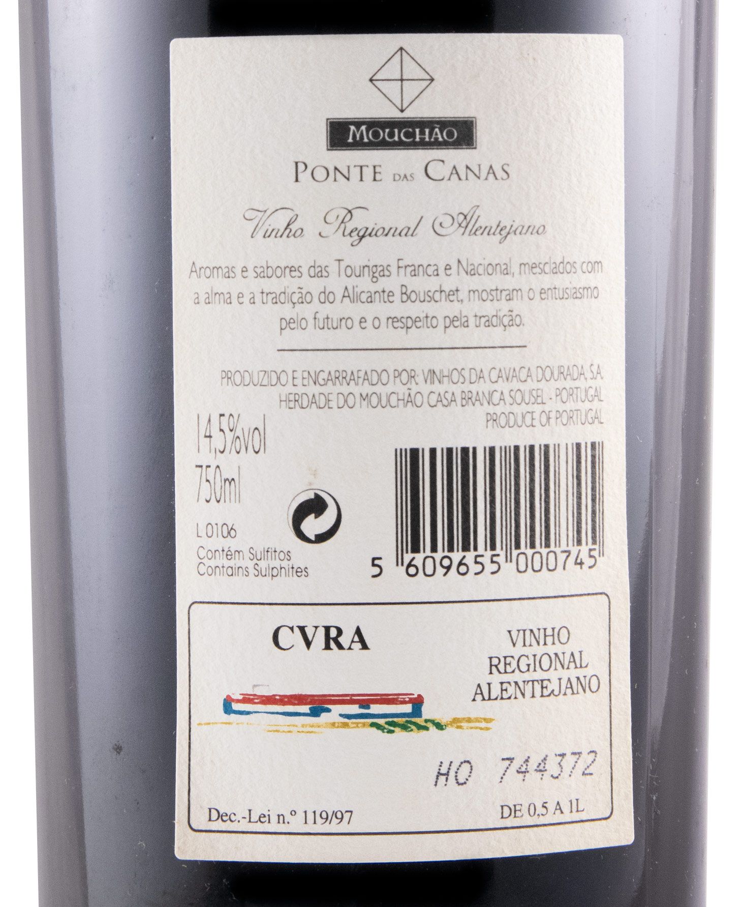 2005 Mouchão Ponte das Canas red