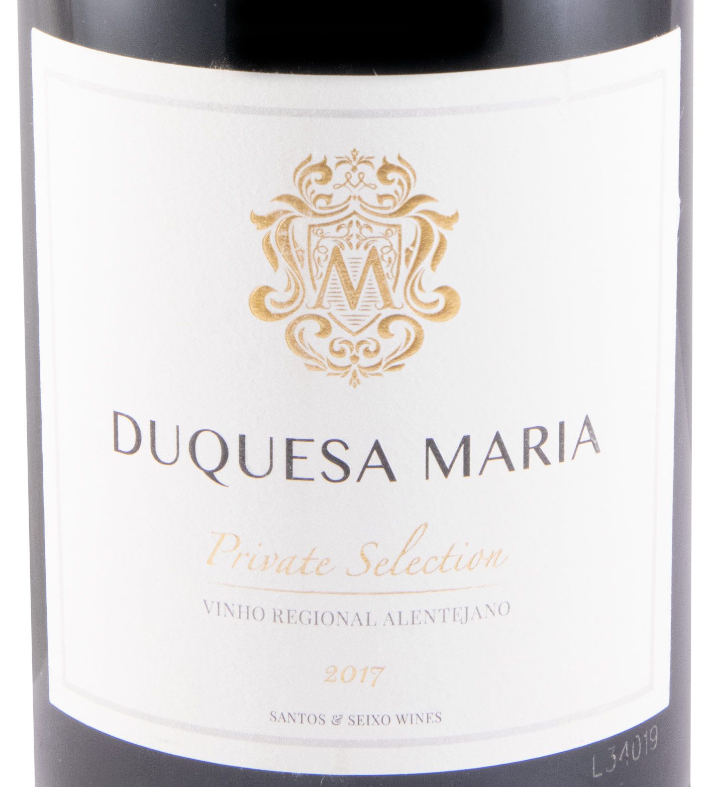 2017 Duquesa Maria Private Selection red