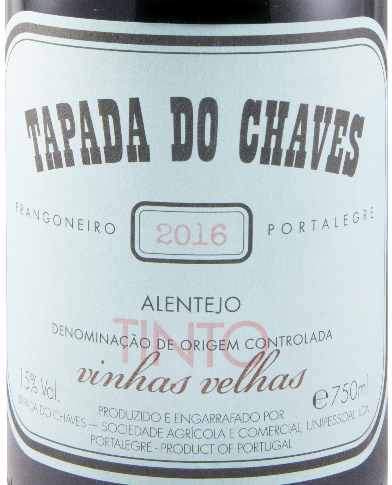 2016 Tapada do Chaves Vinhas Velhas red