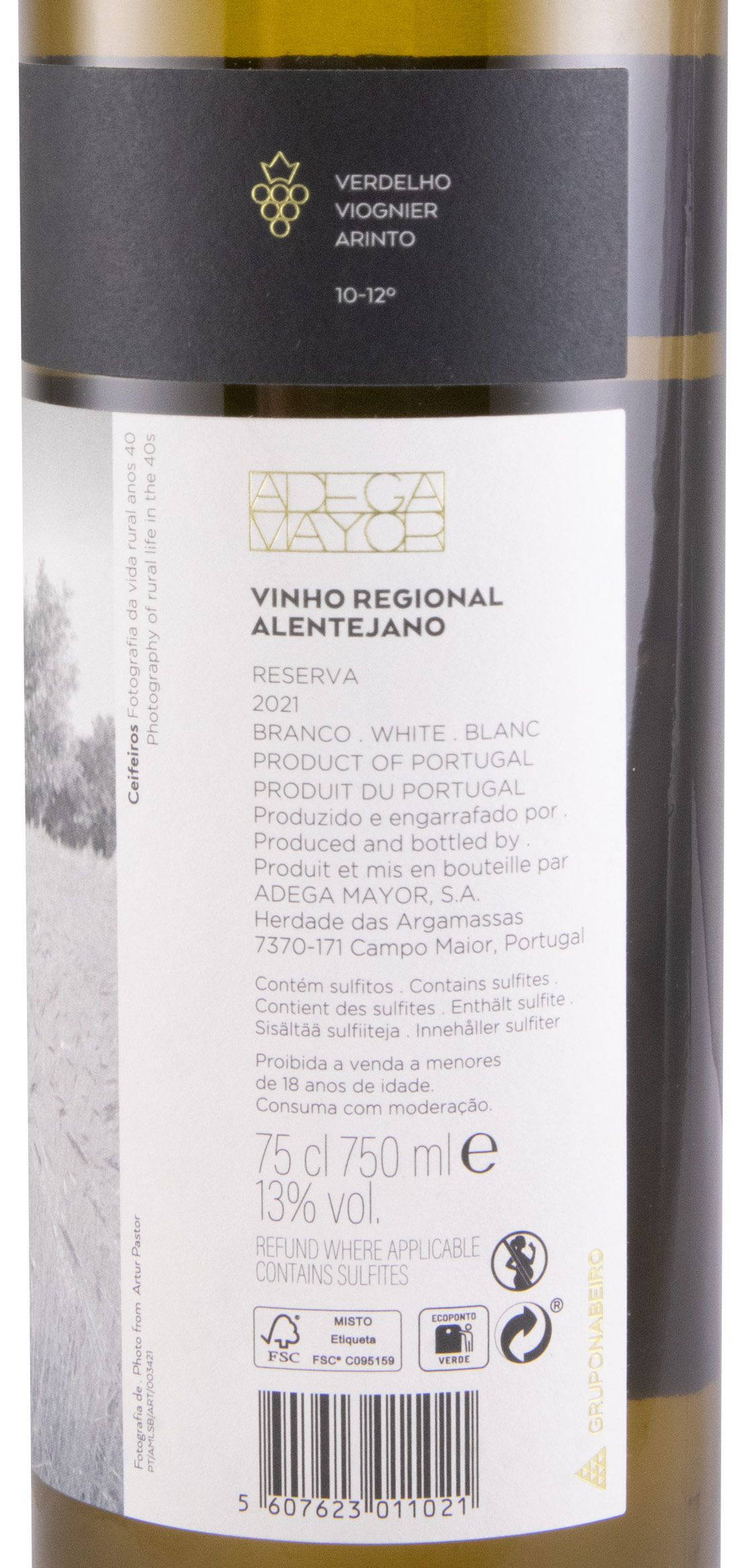 2021 Adega Mayor Reserva branco