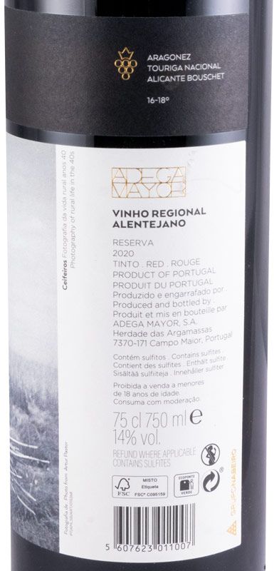 2020 Adega Mayor Reserva tinto