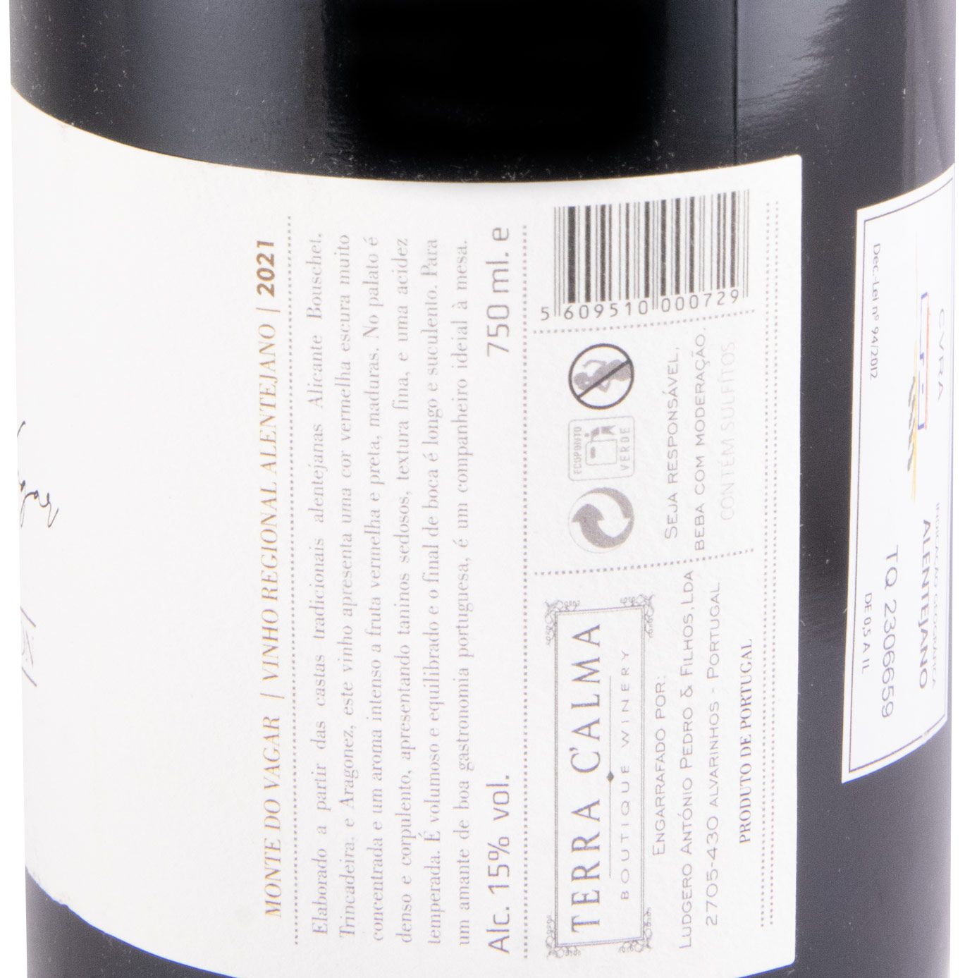 2021 Monte do Vagar Family Collection red