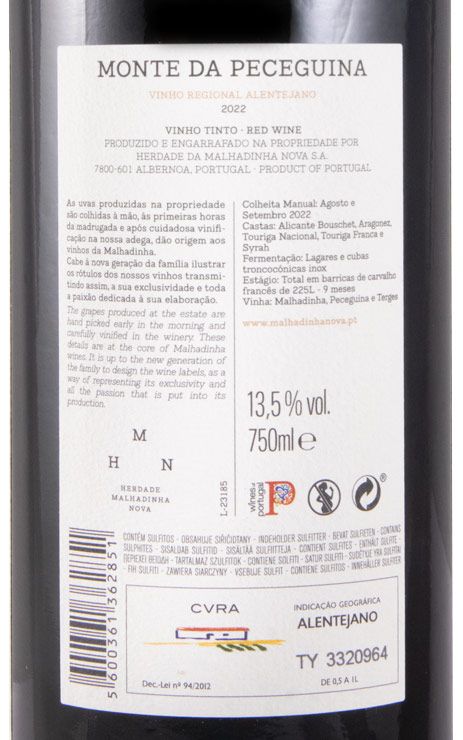 2022 Monte da Peceguina tinto
