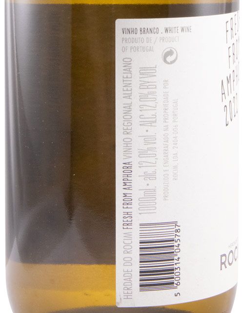 2022 Herdade do Rocim Fresh from Amphora white 1L