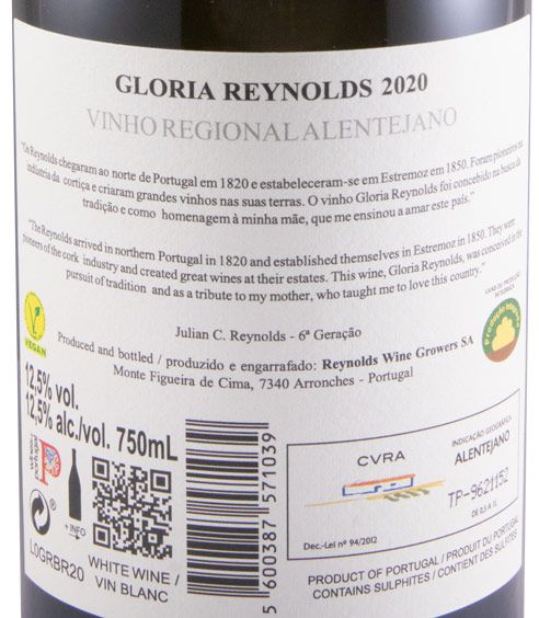 2020 Gloria Reynolds branco