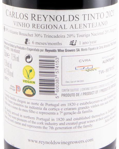 2021 Carlos Reynolds tinto
