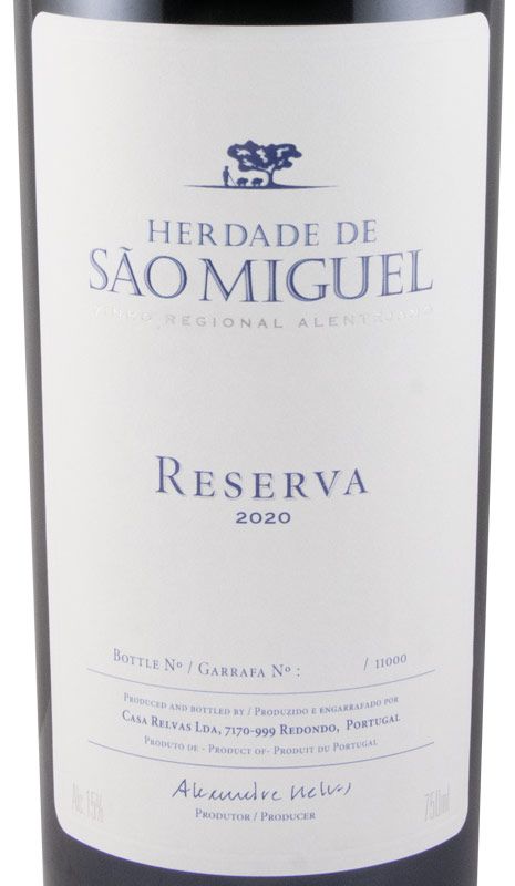 2020 Herdade de São Miguel Reserva red