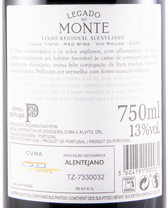 2022 Legado do Monte red