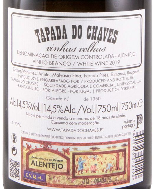 2019 Tapada do Chaves Vinhas Velhas white