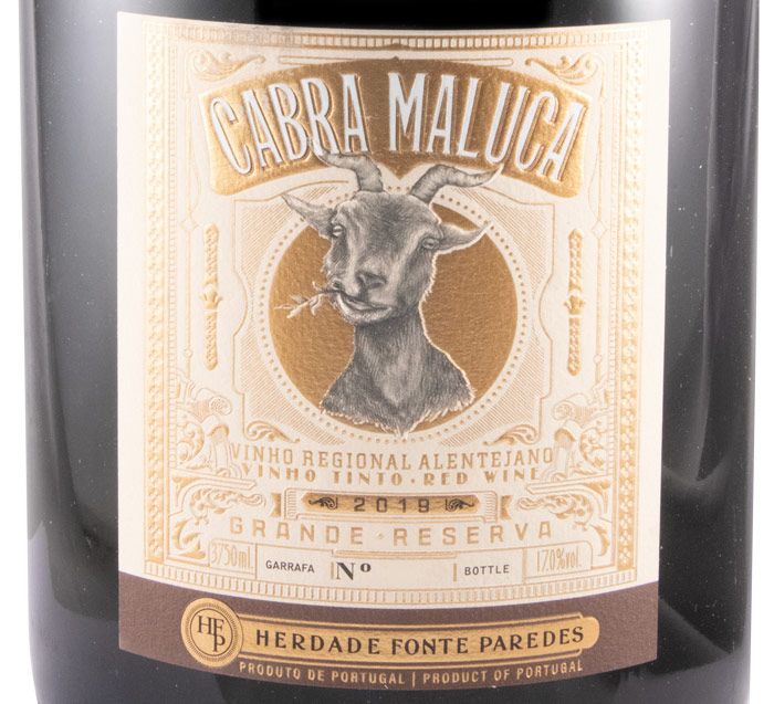 2019 Herdade Fonte Paredes Cabra Maluca Grande Reserva tinto 3,75L