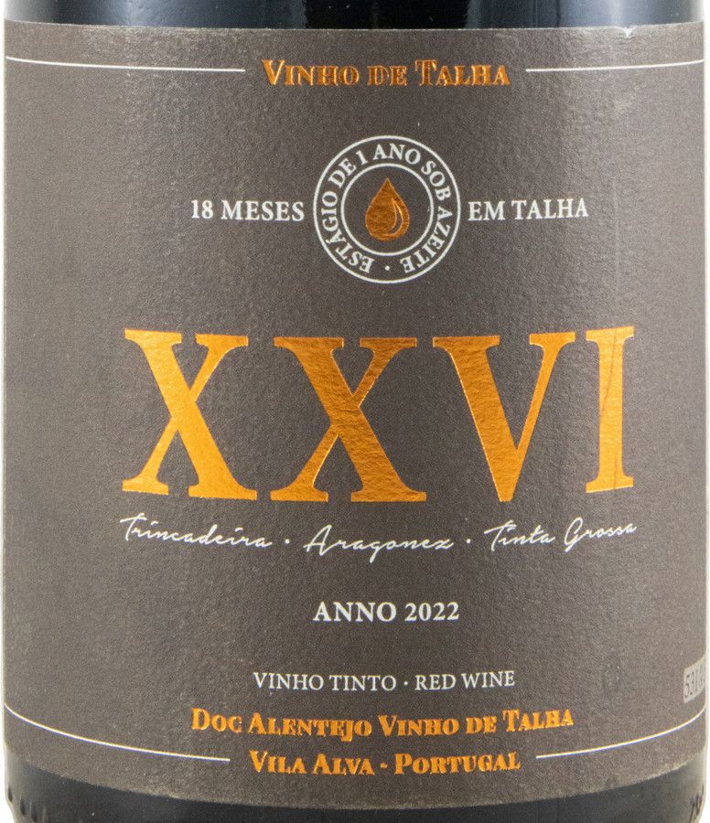 2022 Mestre Daniel XXVI Talhas tinto
