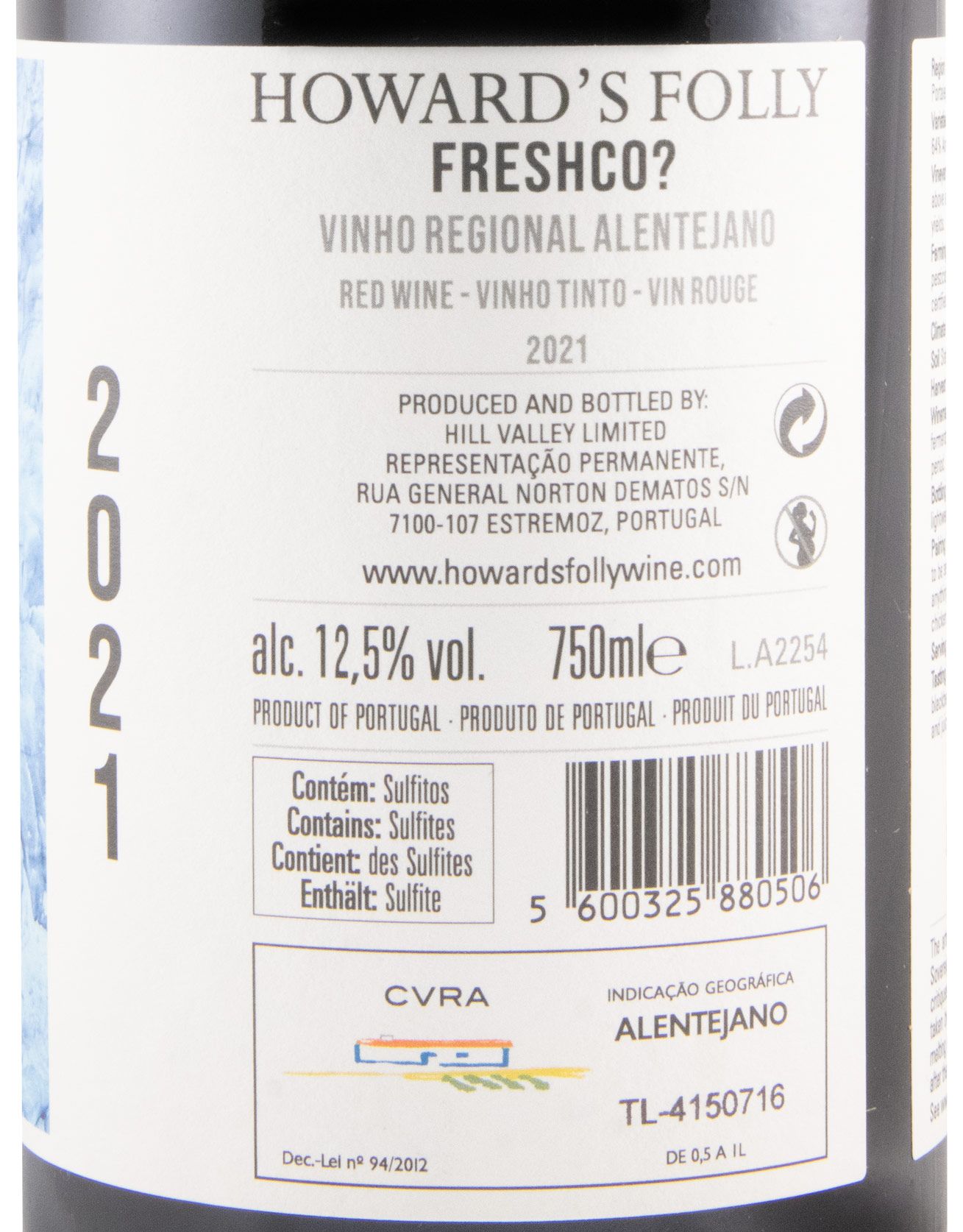 2021 Howard's Folly Freshco red
