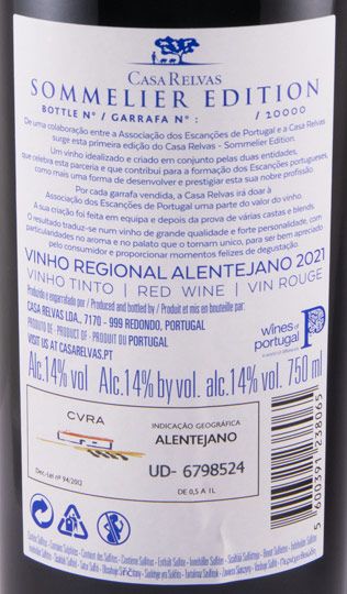 2021 Casa Relvas Sommelier Edition tinto